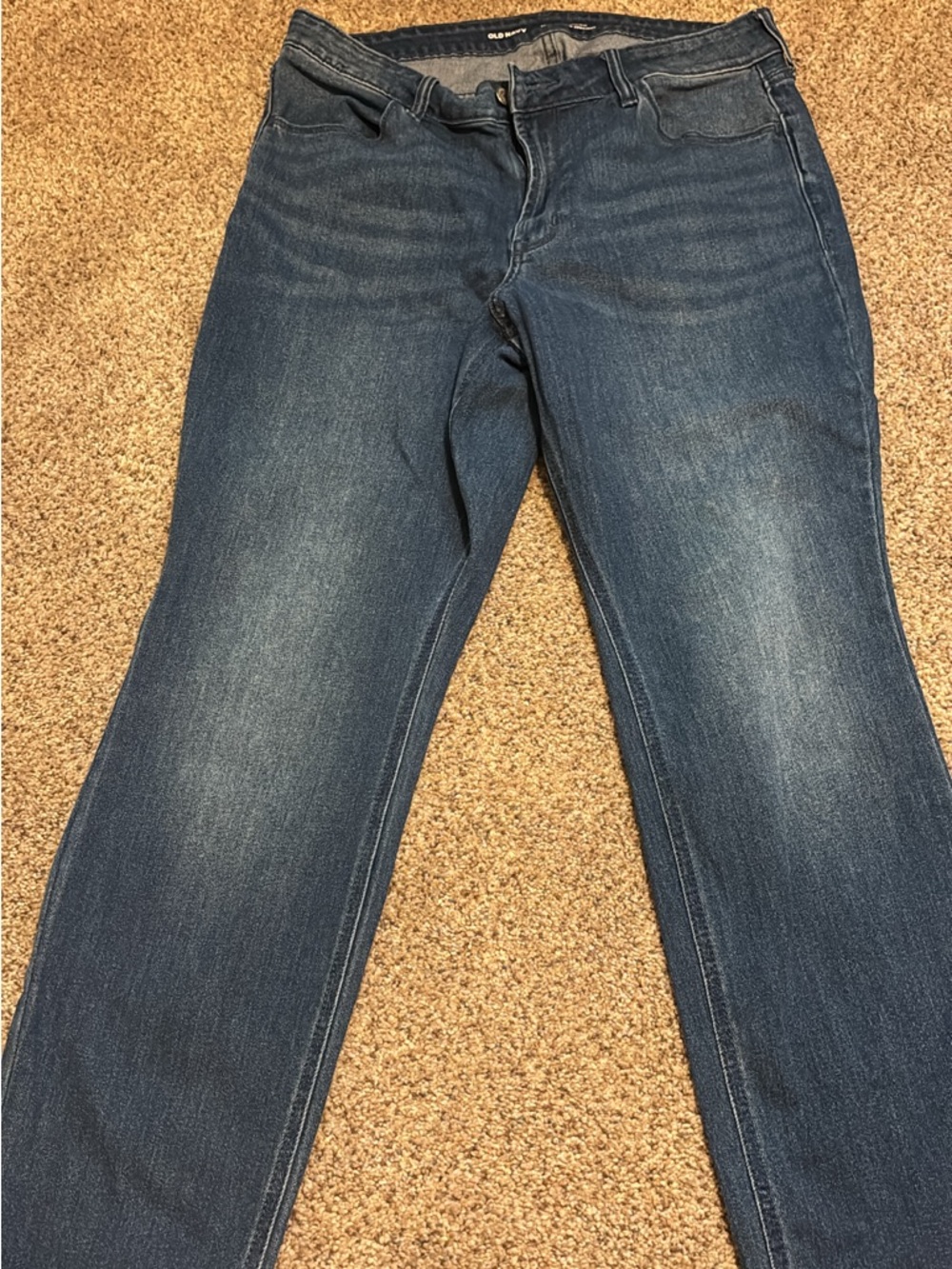 Old Navy Women's Boot Cut Jeans in Dark Blue Wash